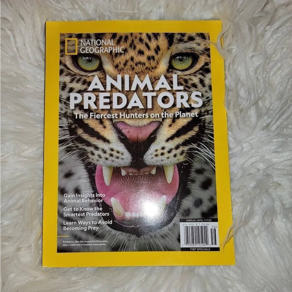 🆕️📒National Geographic Special Edition,  Animal Predators 2025